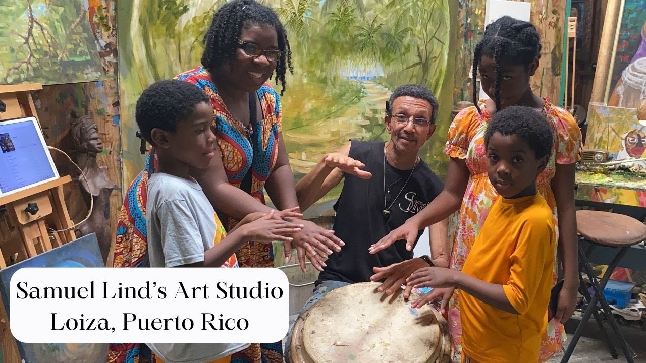 Load video: Check out our visit to Samuel Lind&#39;s studio located in Loiza, Puerto Rico.